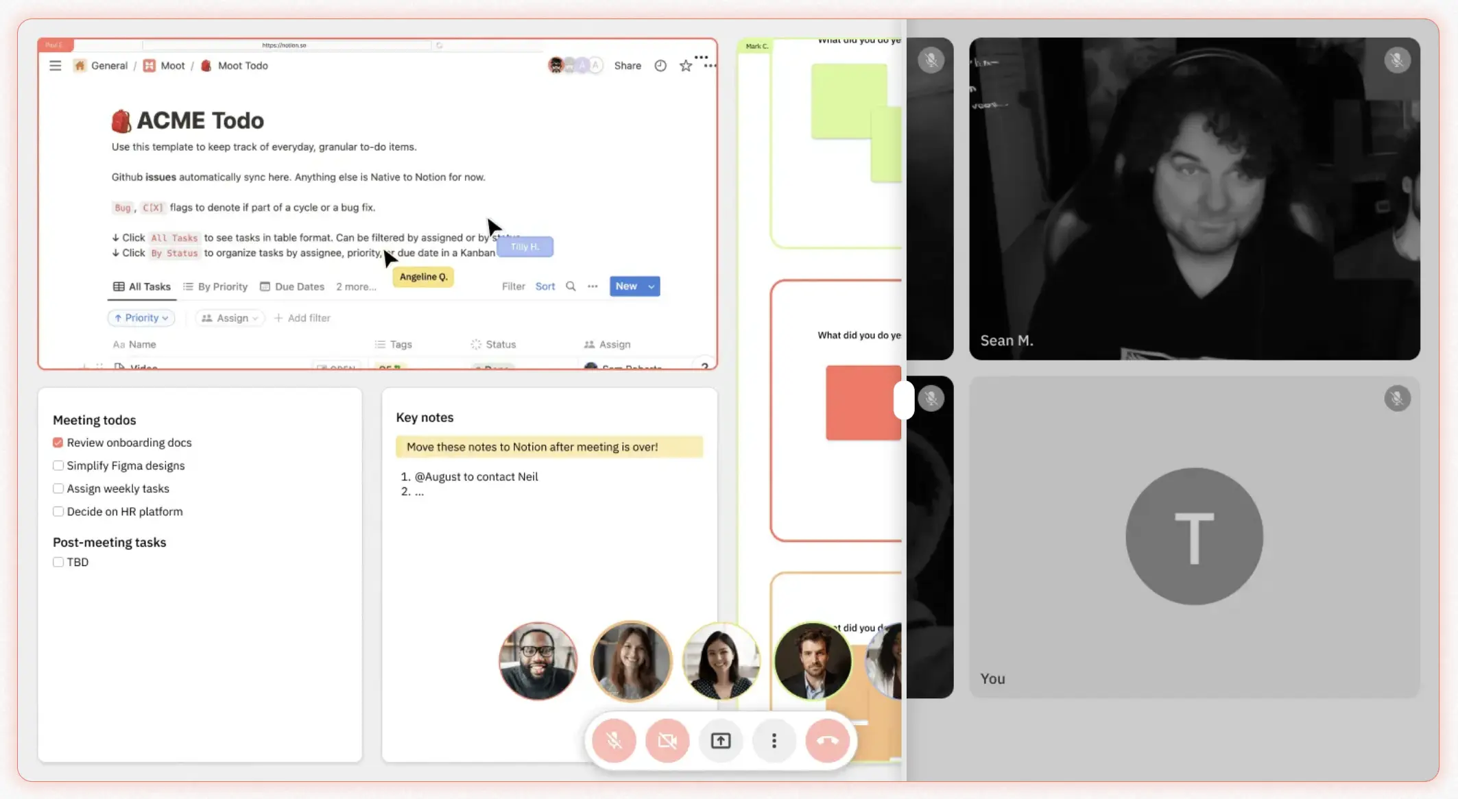 An image showing Moot vs typical video conferencing apps